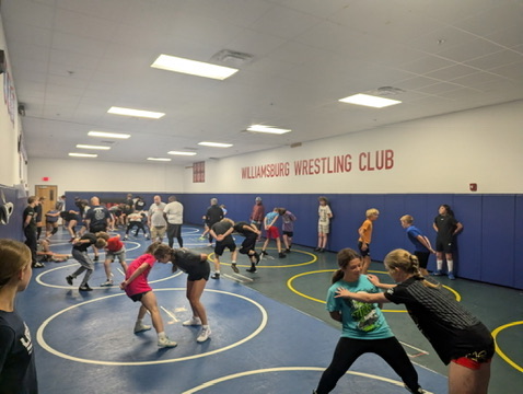 Practice on the mats